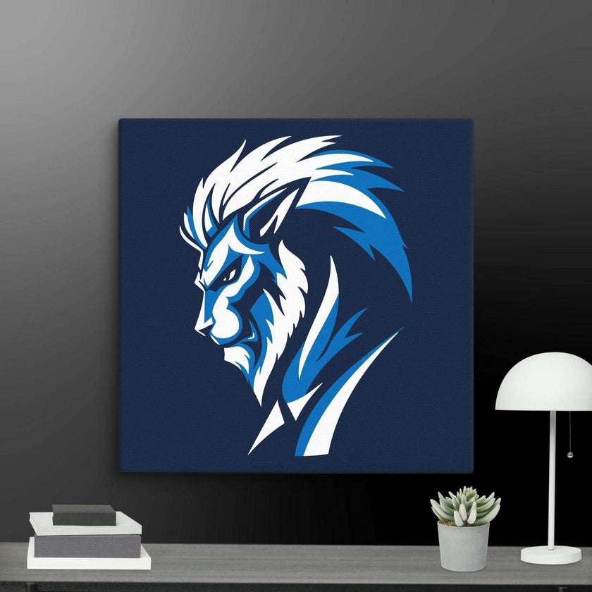 Gentle Man Lion Wall Art Canvas - STYLISHOUR