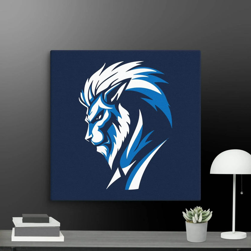 Gentle Man Lion Wall Art Canvas - STYLISHOUR
