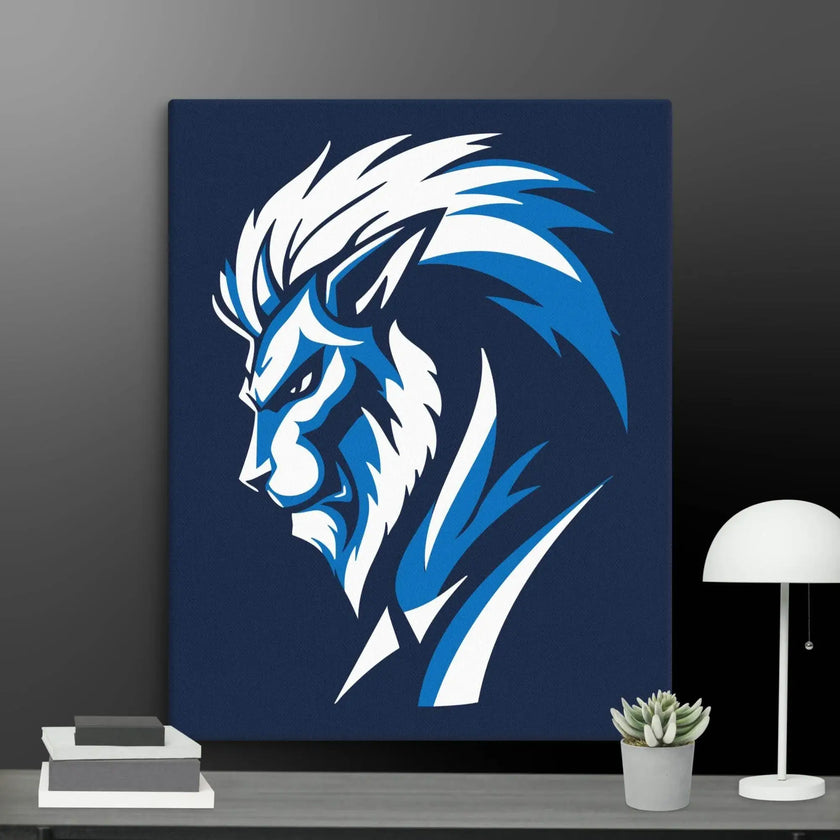Gentle Man Lion Wall Art Canvas - STYLISHOUR