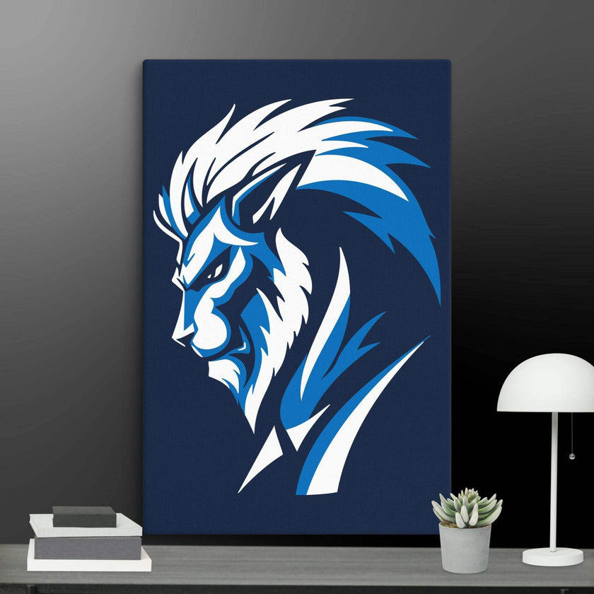 Gentle Man Lion Wall Art Canvas - STYLISHOUR