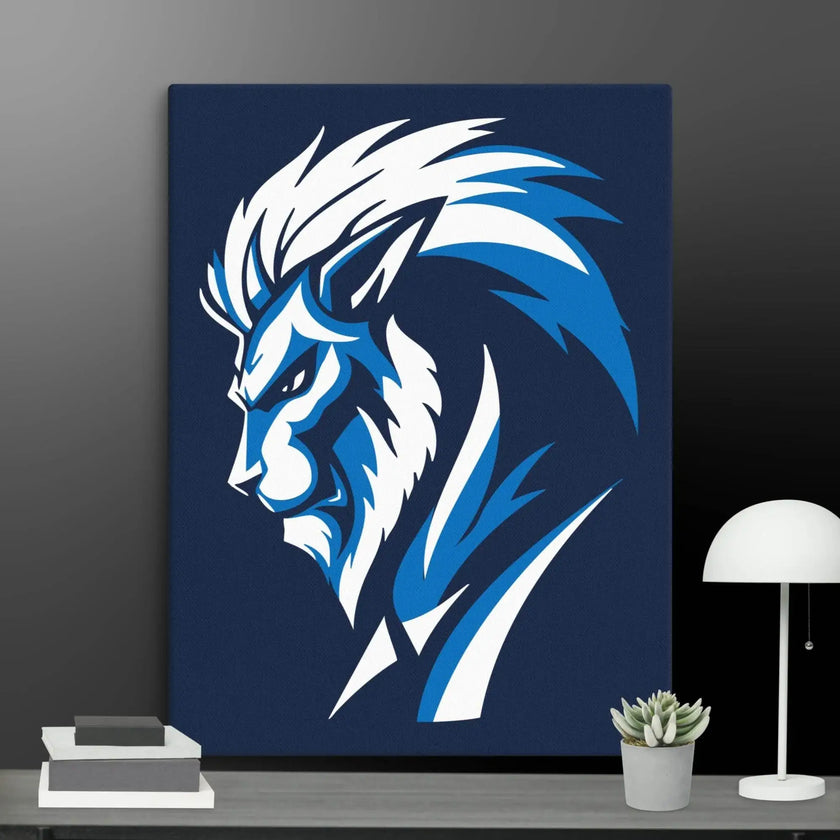 Gentle Man Lion Wall Art Canvas - STYLISHOUR