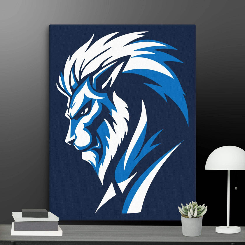 Gentle Man Lion Wall Art Canvas - STYLISHOUR