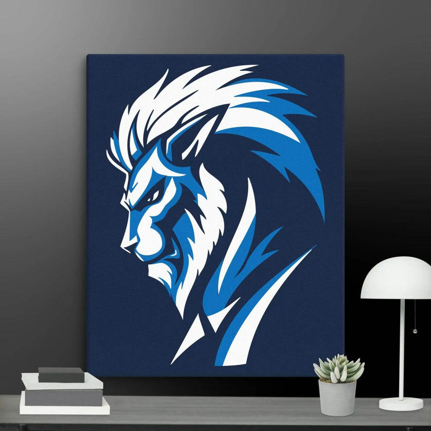 Gentle Man Lion Wall Art Canvas - STYLISHOUR