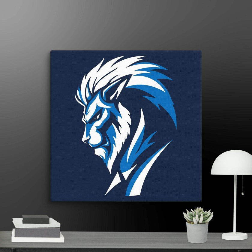 Gentle Man Lion Wall Art Canvas - STYLISHOUR