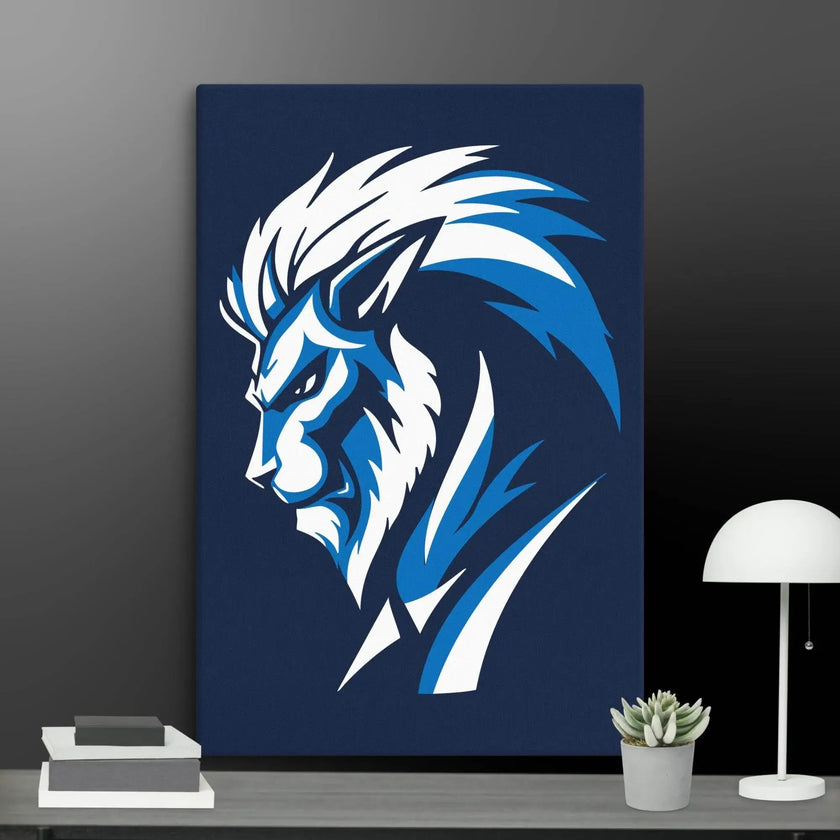 Gentle Man Lion Wall Art Canvas - STYLISHOUR