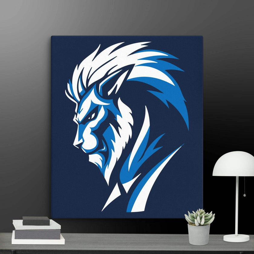 Gentle Man Lion Wall Art Canvas - STYLISHOUR