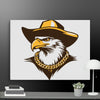 Golden Eagle Boss Wall Art Canvas - STYLISHOUR