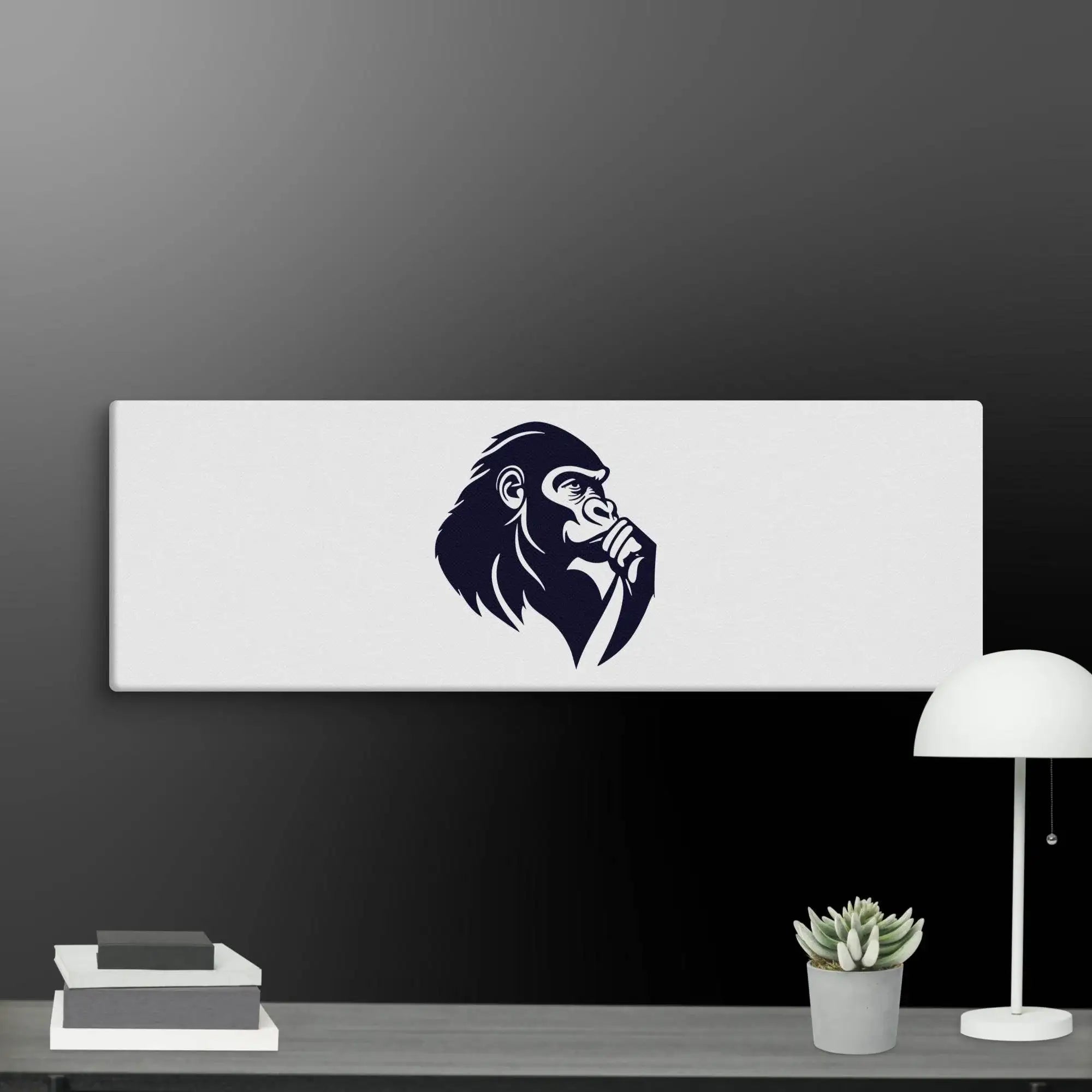 Great Thinker Ape Wall Art Canvas - STYLISHOUR