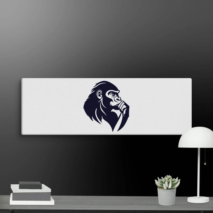 Great Thinker Ape Wall Art Canvas - STYLISHOUR
