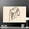 Great Thinker Lion Wall Art Canvas - STYLISHOUR