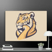 Great Thinker Tiger Wall Decor Canvas - STYLISHOUR