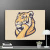 Great Thinker Tiger Wall Decor Canvas - STYLISHOUR