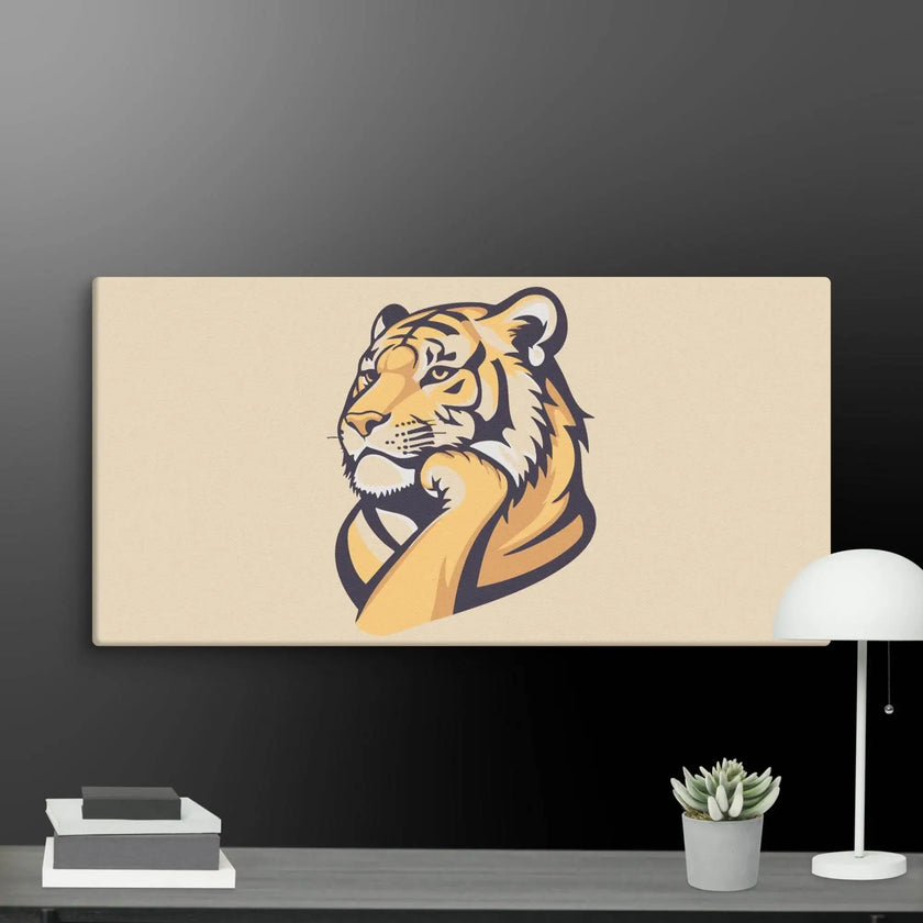 Great Thinker Tiger Wall Decor Canvas - STYLISHOUR