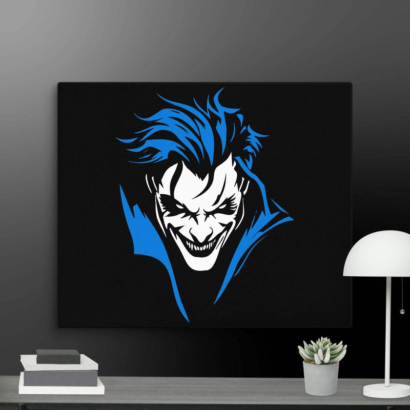Joker Laugh Wall Art Canvas - STYLISHOUR