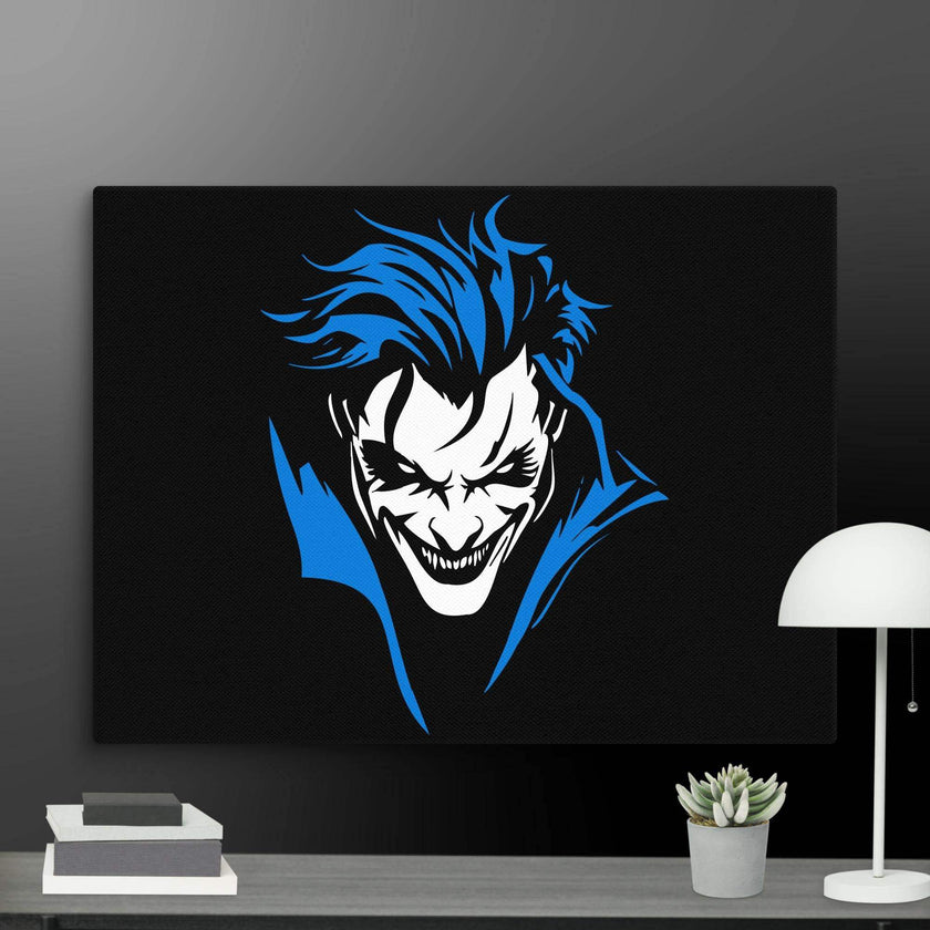 Joker Laugh Wall Art Canvas - STYLISHOUR