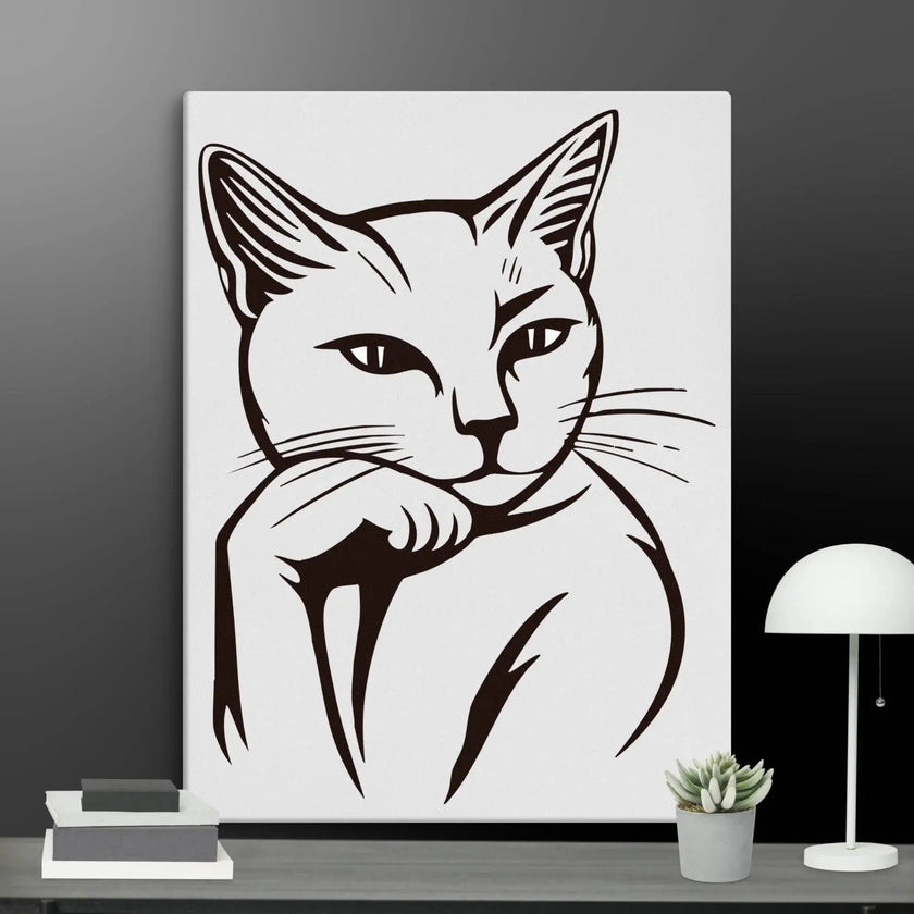 Life’s Better with a Cat Wall Art Canvas - STYLISHOUR