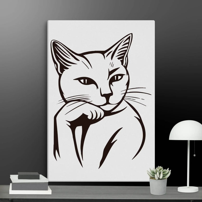 Life’s Better with a Cat Wall Art Canvas - STYLISHOUR