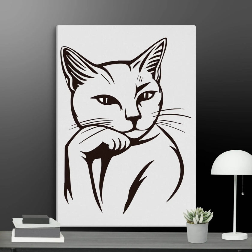 Life’s Better with a Cat Wall Art Canvas - STYLISHOUR