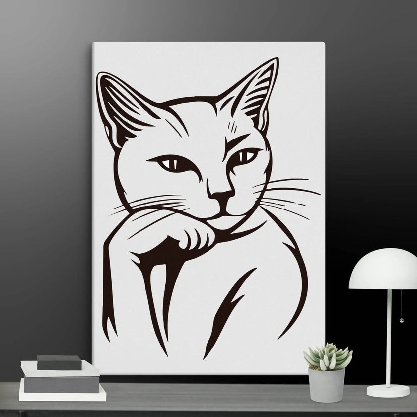Life’s Better with a Cat Wall Art Canvas - STYLISHOUR