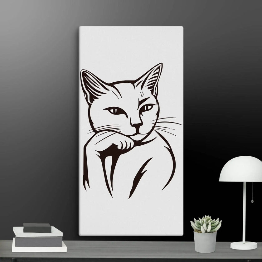 Life’s Better with a Cat Wall Art Canvas - STYLISHOUR