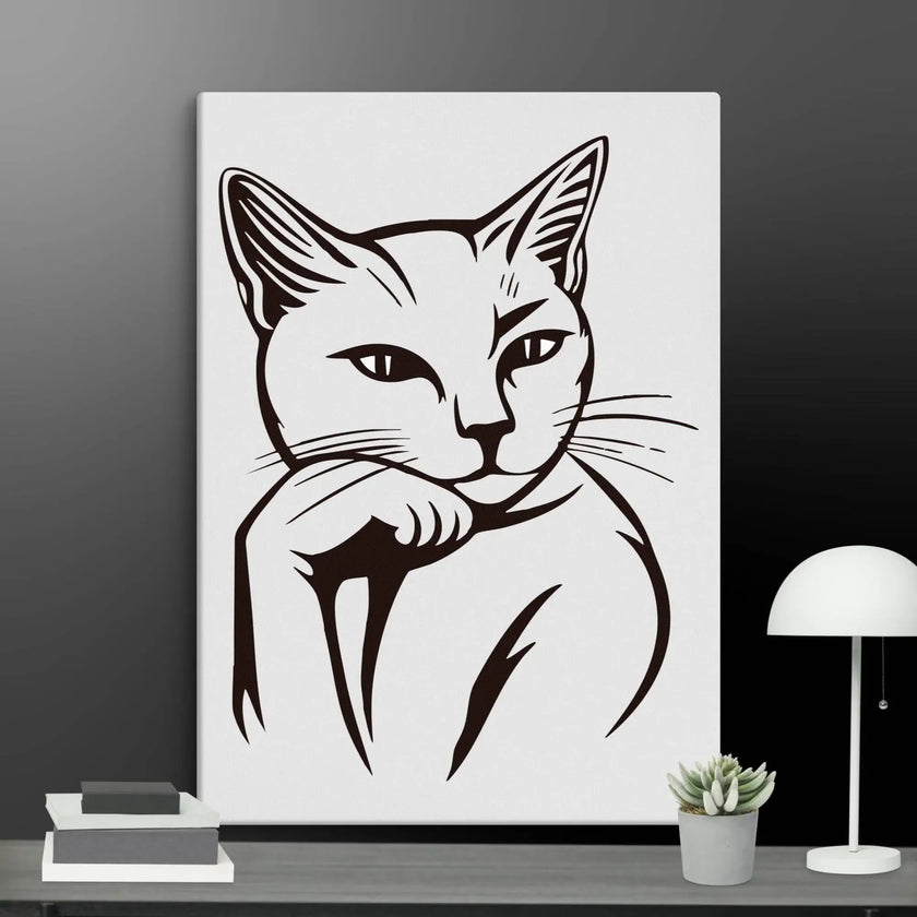 Life’s Better with a Cat Wall Art Canvas - STYLISHOUR
