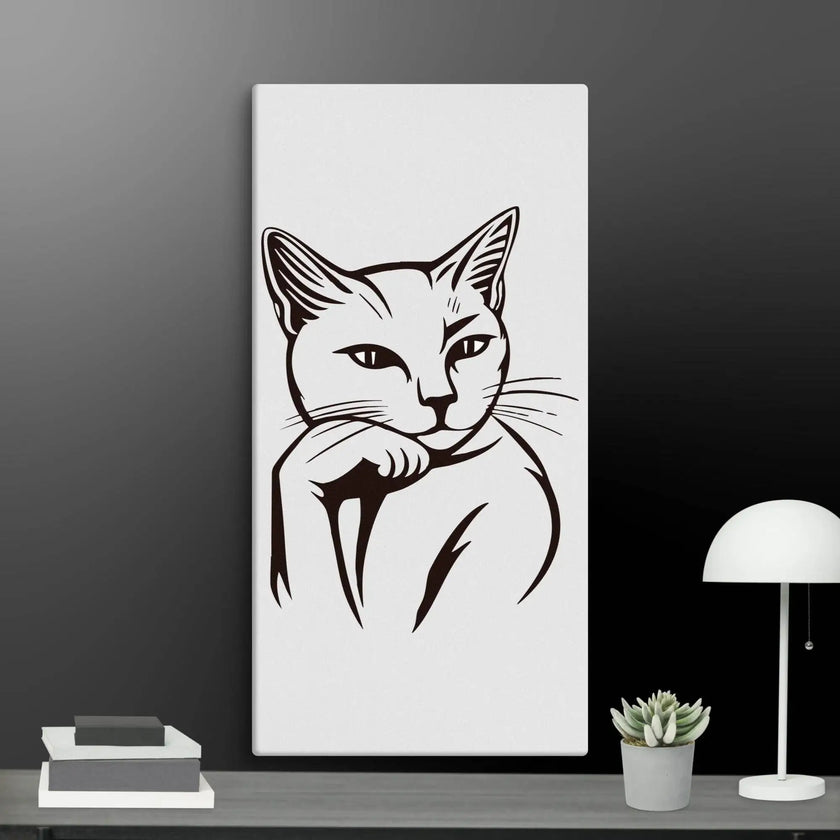 Life’s Better with a Cat Wall Art Canvas - STYLISHOUR