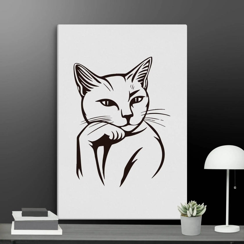 Life’s Better with a Cat Wall Art Canvas - STYLISHOUR