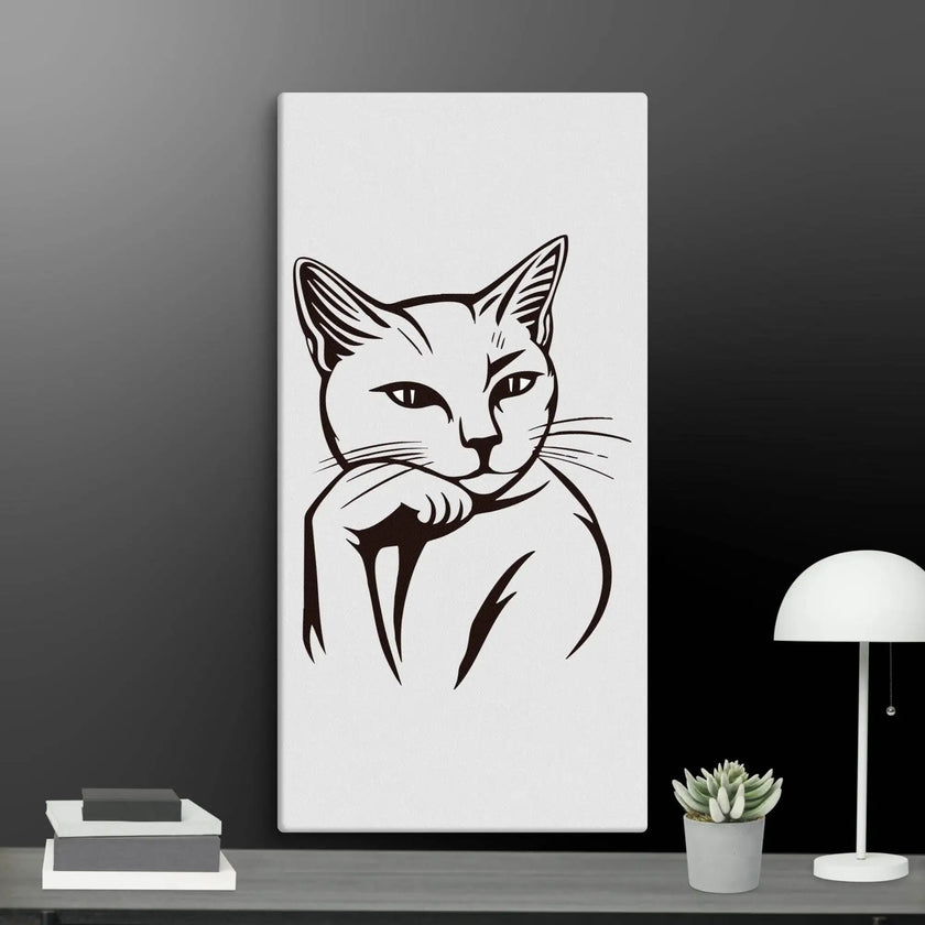 Life’s Better with a Cat Wall Art Canvas - STYLISHOUR