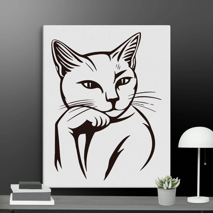 Life’s Better with a Cat Wall Art Canvas - STYLISHOUR