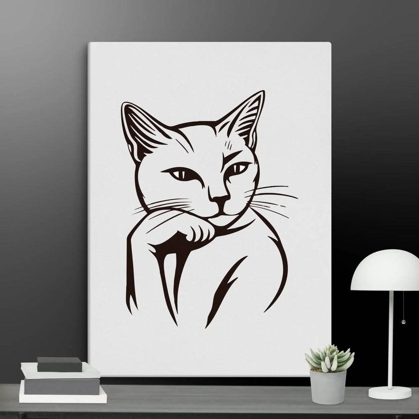 Life’s Better with a Cat Wall Art Canvas - STYLISHOUR