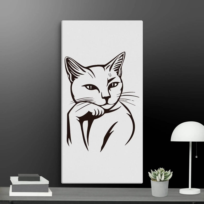 Life’s Better with a Cat Wall Art Canvas - STYLISHOUR