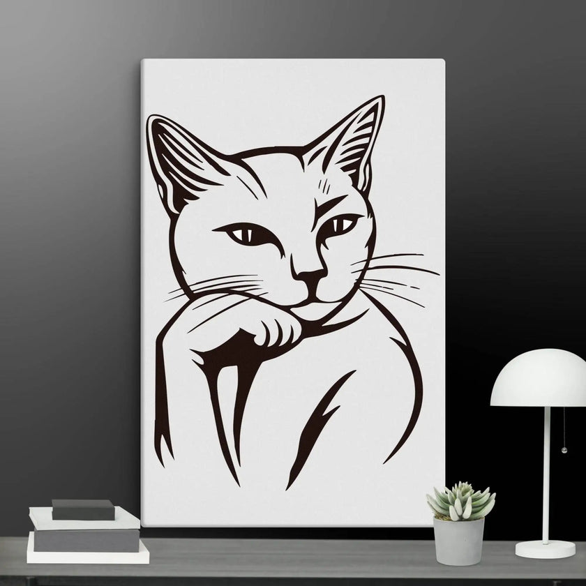Life’s Better with a Cat Wall Art Canvas - STYLISHOUR