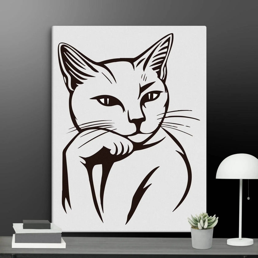 Life’s Better with a Cat Wall Art Canvas - STYLISHOUR