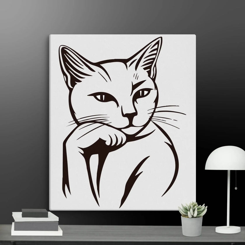 Life’s Better with a Cat Wall Art Canvas - STYLISHOUR