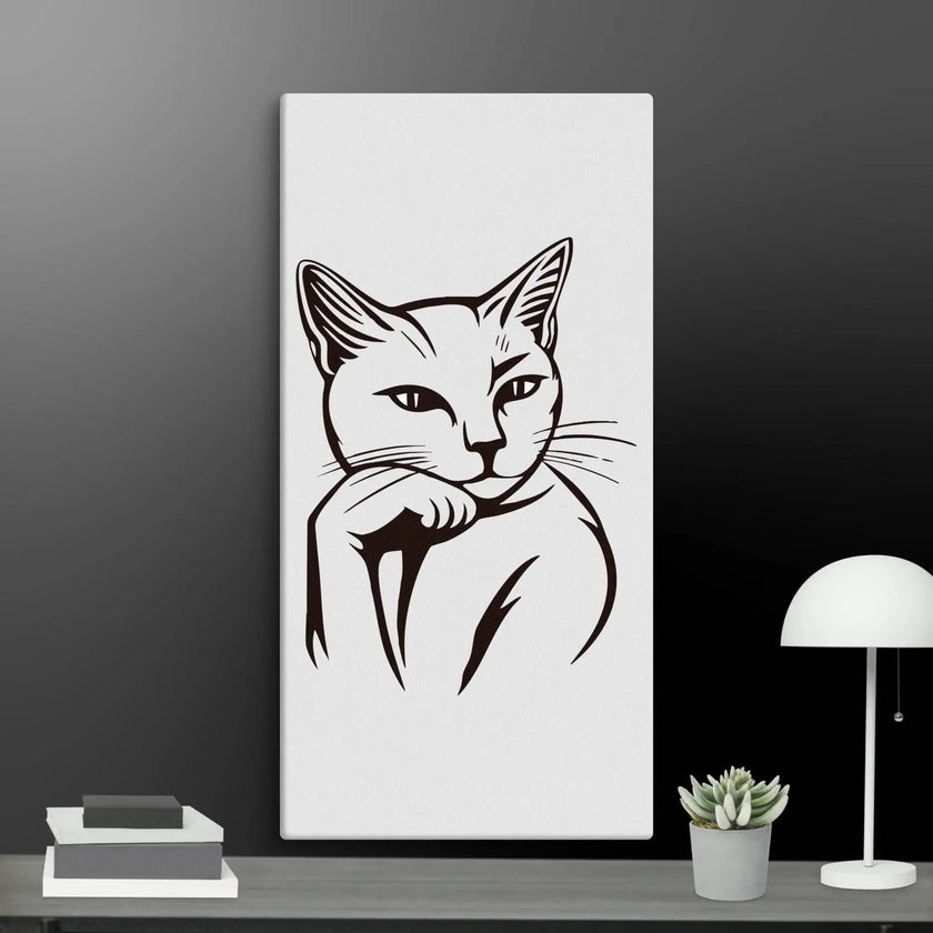 Life’s Better with a Cat Wall Art Canvas - STYLISHOUR