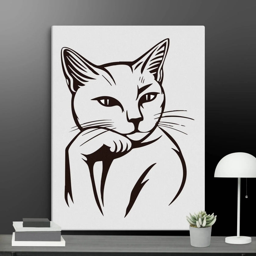 Life’s Better with a Cat Wall Art Canvas - STYLISHOUR