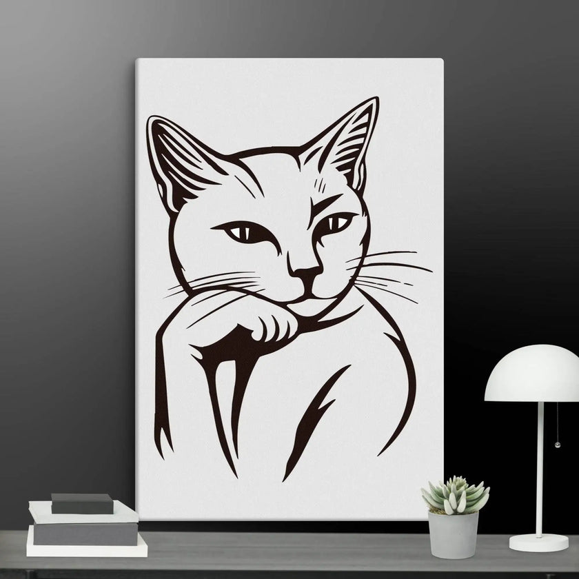 Life’s Better with a Cat Wall Art Canvas - STYLISHOUR