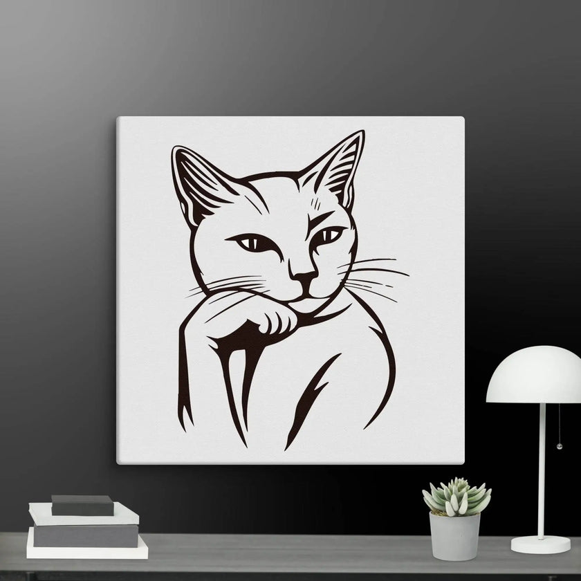 Life’s Better with a Cat Wall Art Canvas - STYLISHOUR