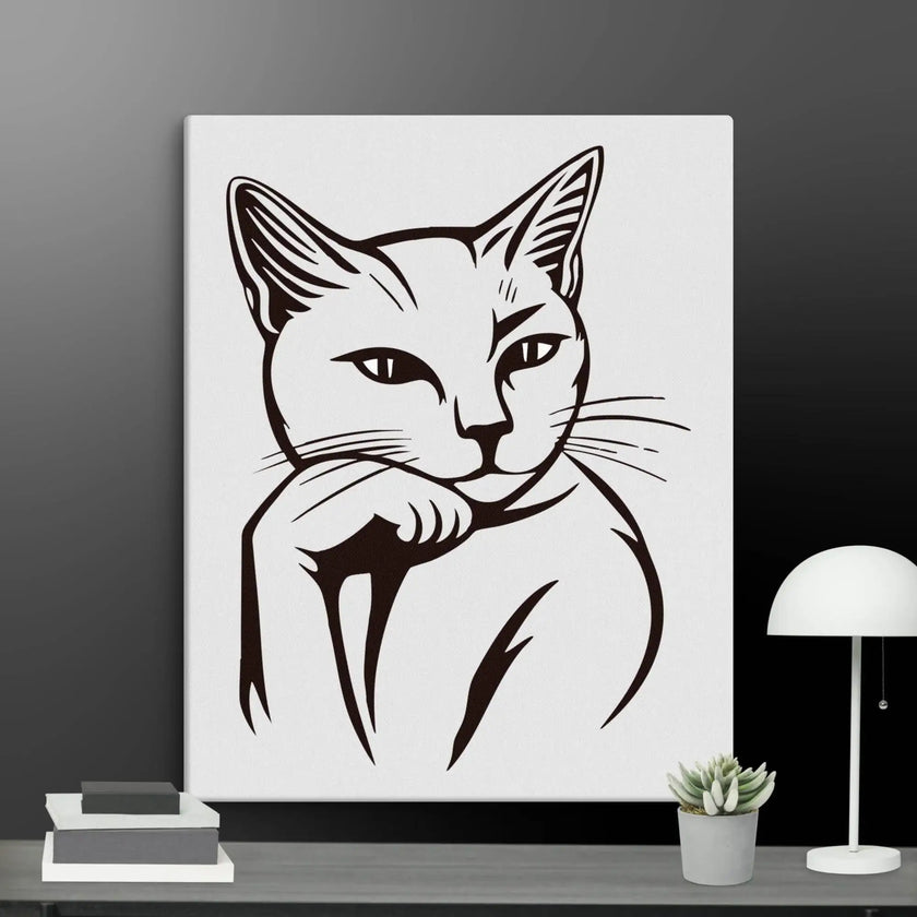 Life’s Better with a Cat Wall Art Canvas - STYLISHOUR