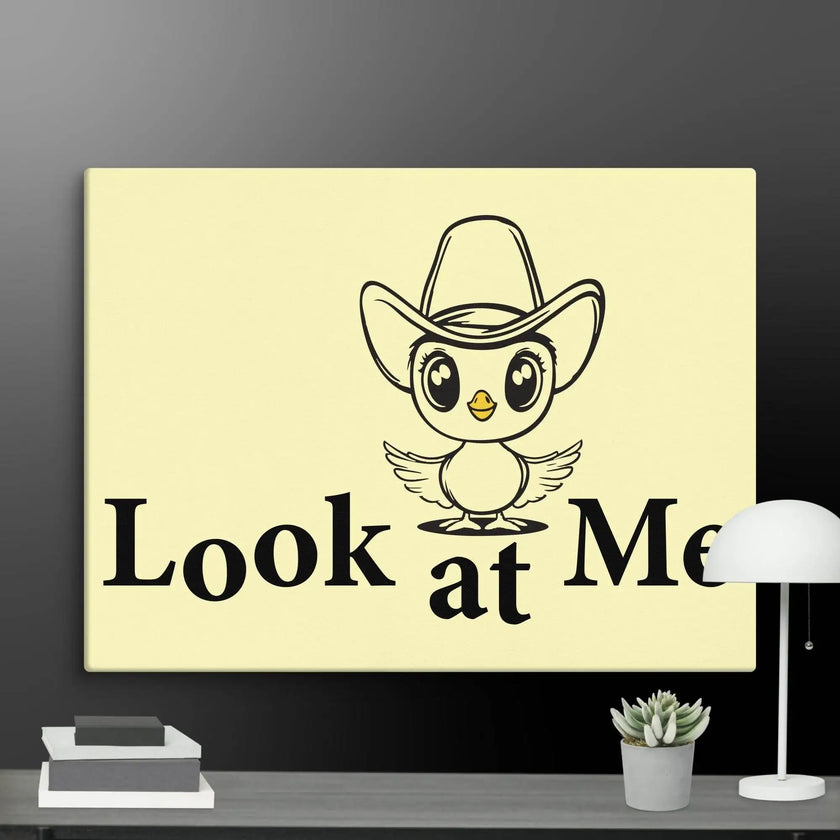 Look at me Wall Art Canvas - STYLISHOUR