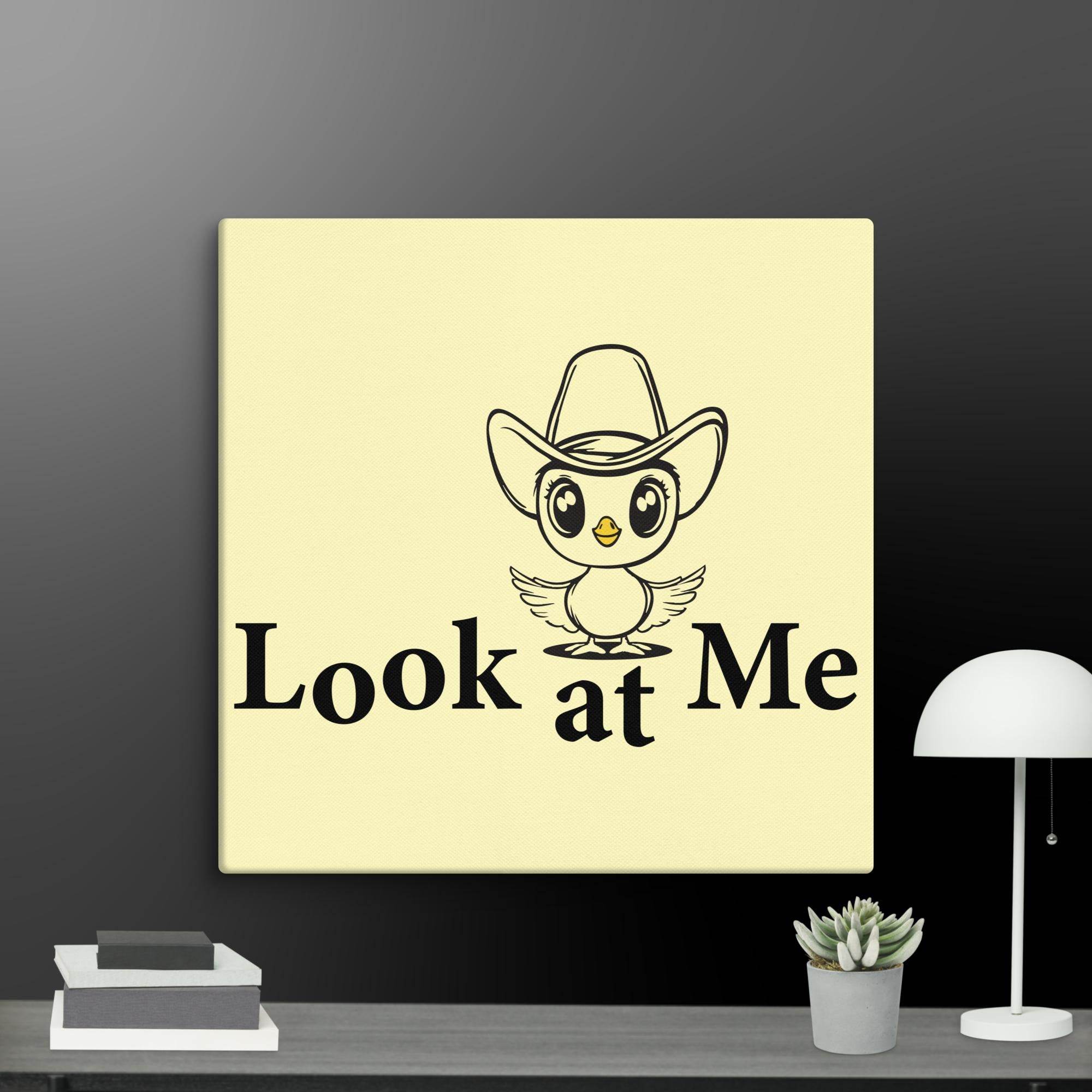 Look at me Wall Art Canvas - STYLISHOUR