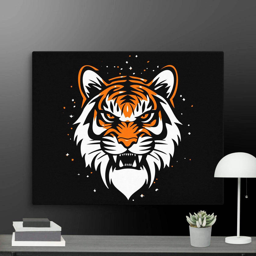 Night Howler-Wolf Wall Art Canvas - STYLISHOUR