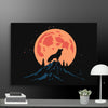 Night Howler-Wolf Wall Art Canvas - STYLISHOUR