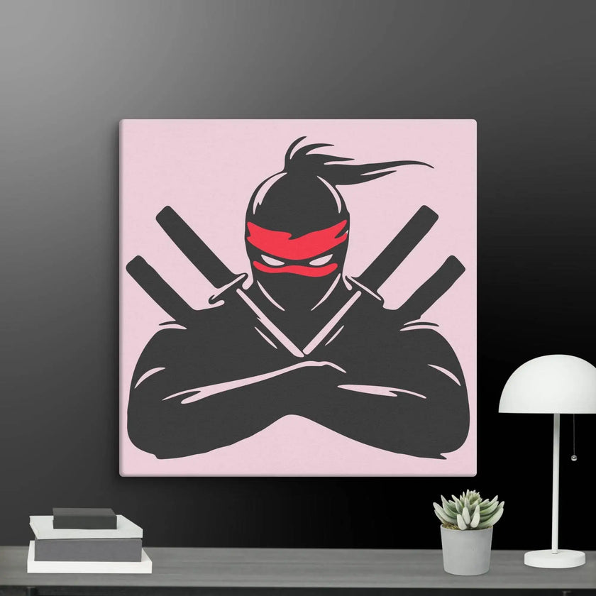 Ninja Warrior Wall Art Canvas - STYLISHOUR