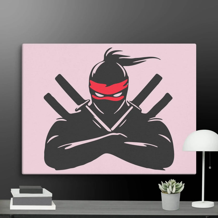 Ninja Warrior Wall Art Canvas - STYLISHOUR