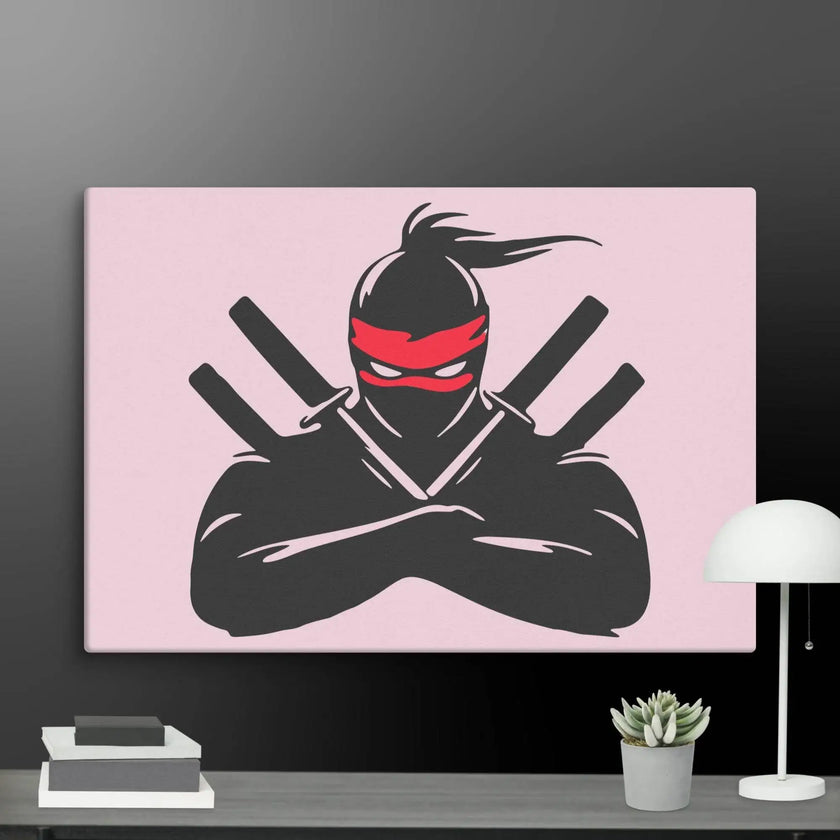 Ninja Warrior Wall Art Canvas - STYLISHOUR