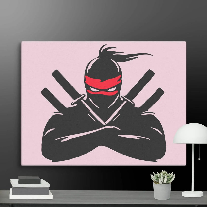 Ninja Warrior Wall Art Canvas - STYLISHOUR