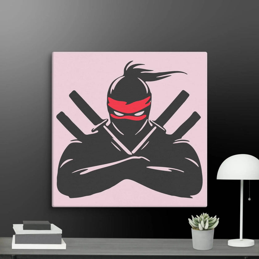 Ninja Warrior Wall Art Canvas - STYLISHOUR