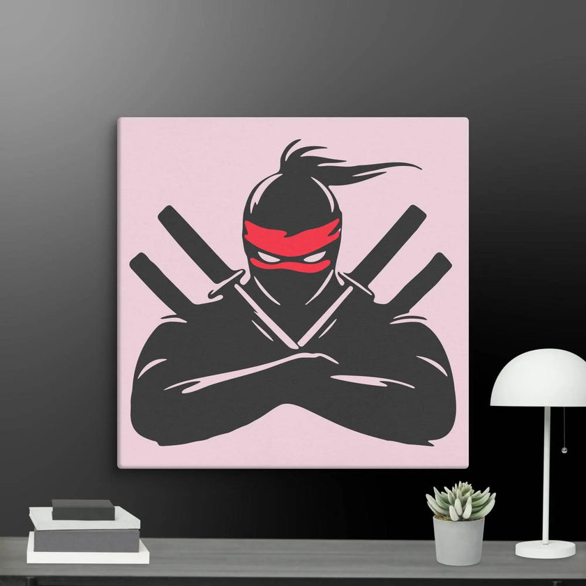 Ninja Warrior Wall Art Canvas - STYLISHOUR