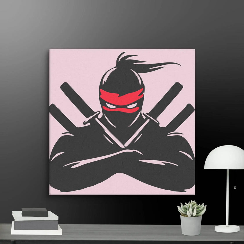 Ninja Warrior Wall Art Canvas - STYLISHOUR